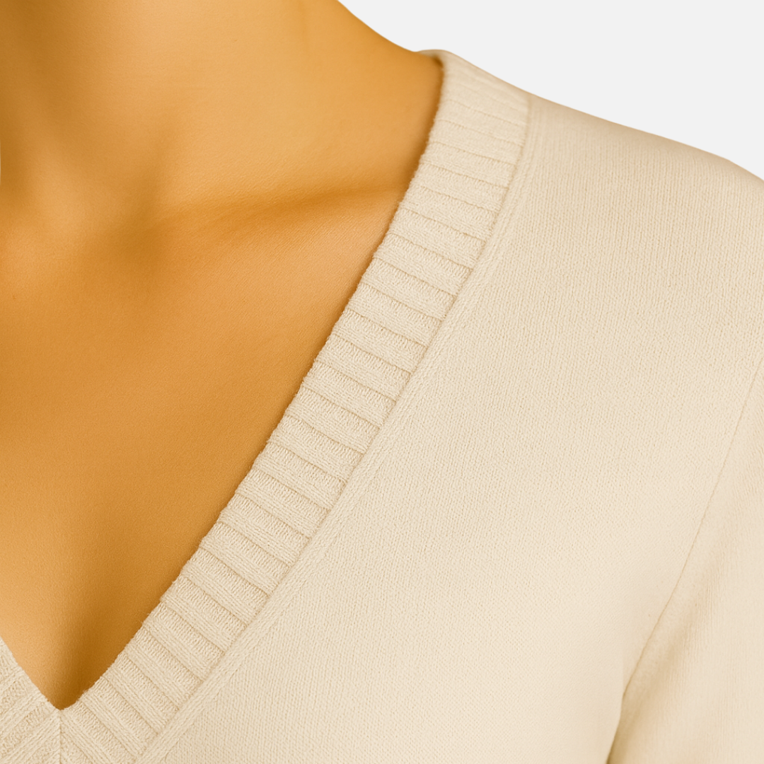 Women’s Deep V-Neck Sweater