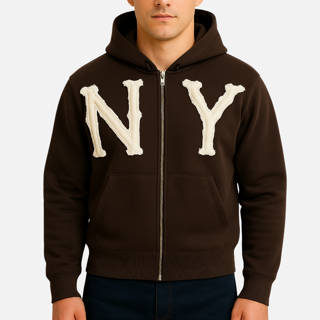 Men’s Zip Up Hoodie – Streetwear Hooded Cardigan