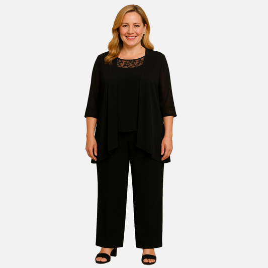 Women’s Three Piece Formal Set - Elegant Outfit