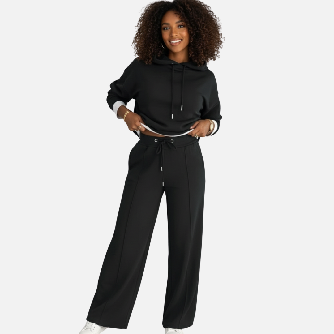 Women’s Two-Piece Lounge Set – Casual Tracksuit