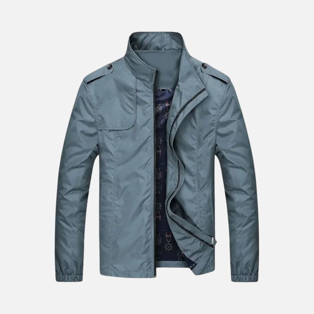 Men's Summer Jacket - Breathable Coat with Collar