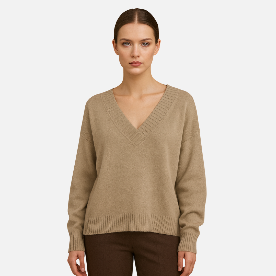 Women’s Deep V-Neck Sweater