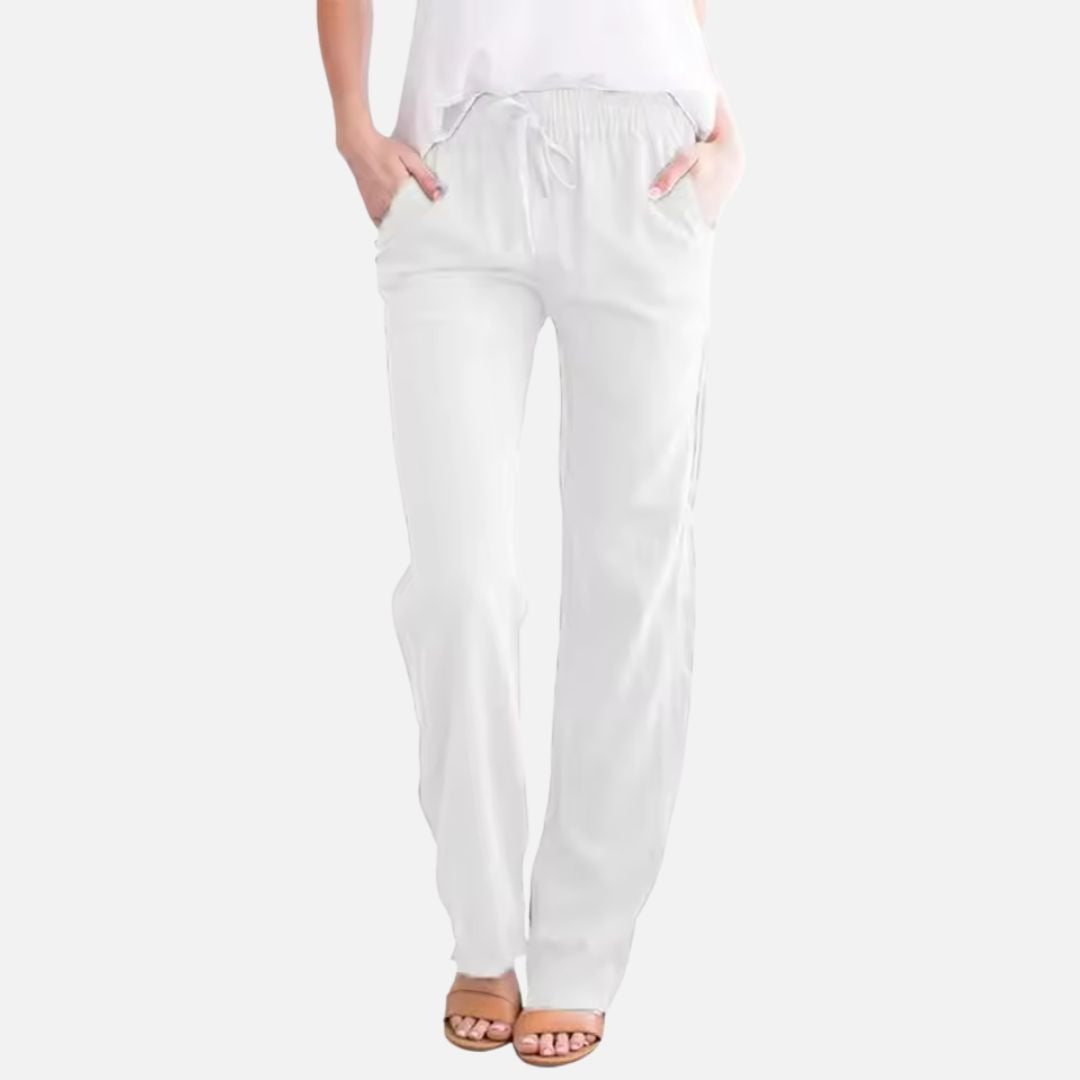 Women’s Long Linen Trousers
