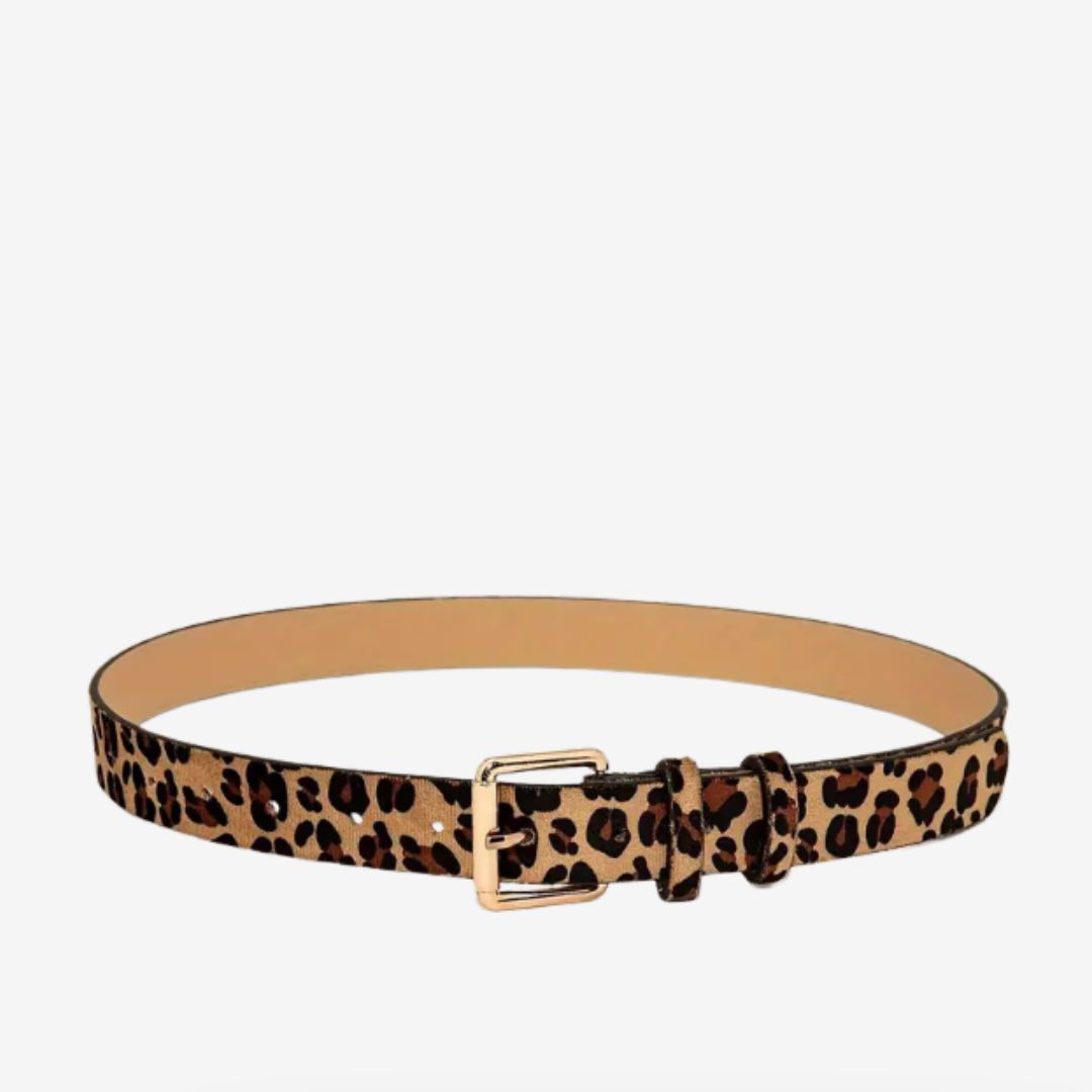 Women’s Leopard Print Belt – One Size Fits All