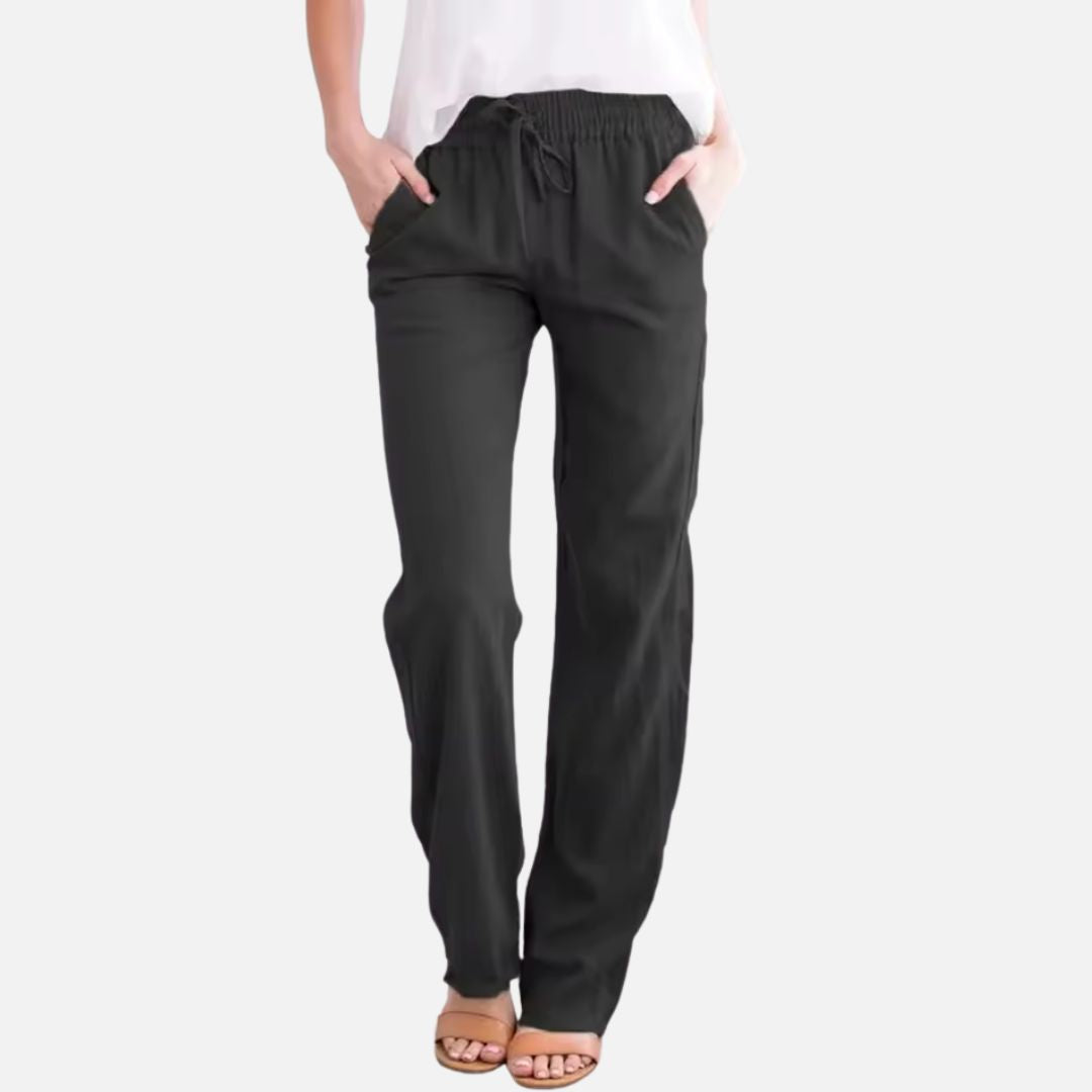 Women’s Long Linen Trousers