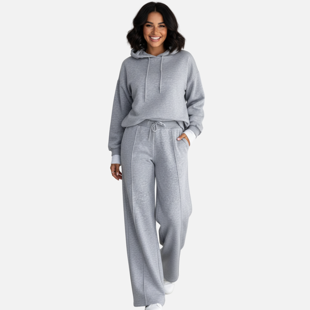 Women’s Two-Piece Lounge Set – Casual Tracksuit