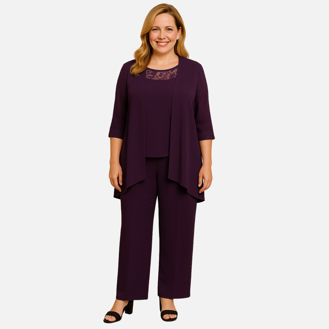 Women’s Three Piece Formal Set - Elegant Outfit