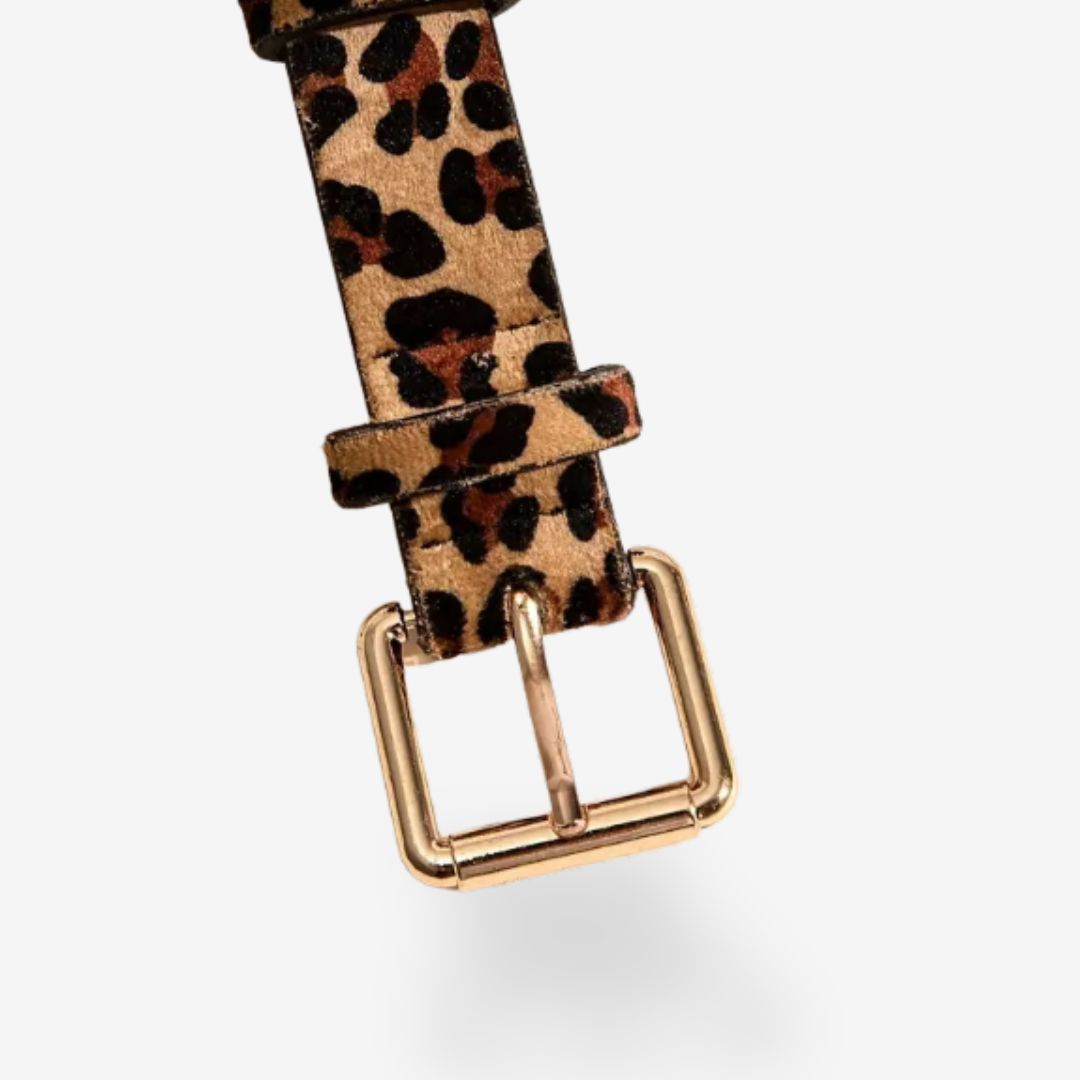 Women’s Leopard Print Belt – One Size Fits All