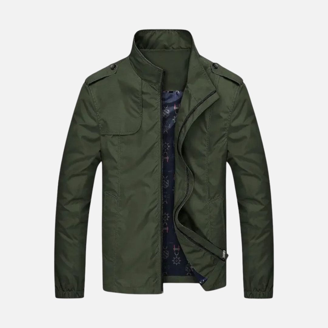 Men's Summer Jacket - Breathable Coat with Collar