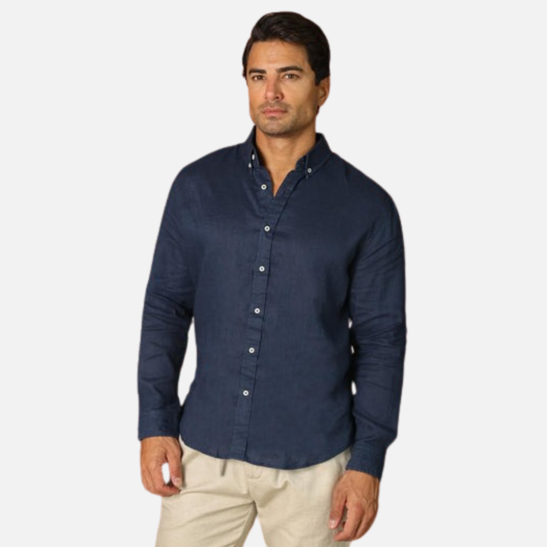Men’s Linen Long Sleeve Shirt