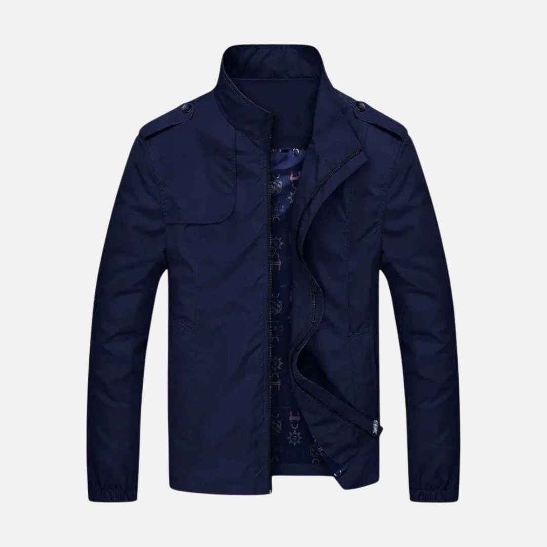 Men's Summer Jacket - Breathable Coat with Collar