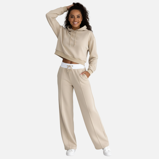 Women’s Two-Piece Lounge Set – Casual Tracksuit