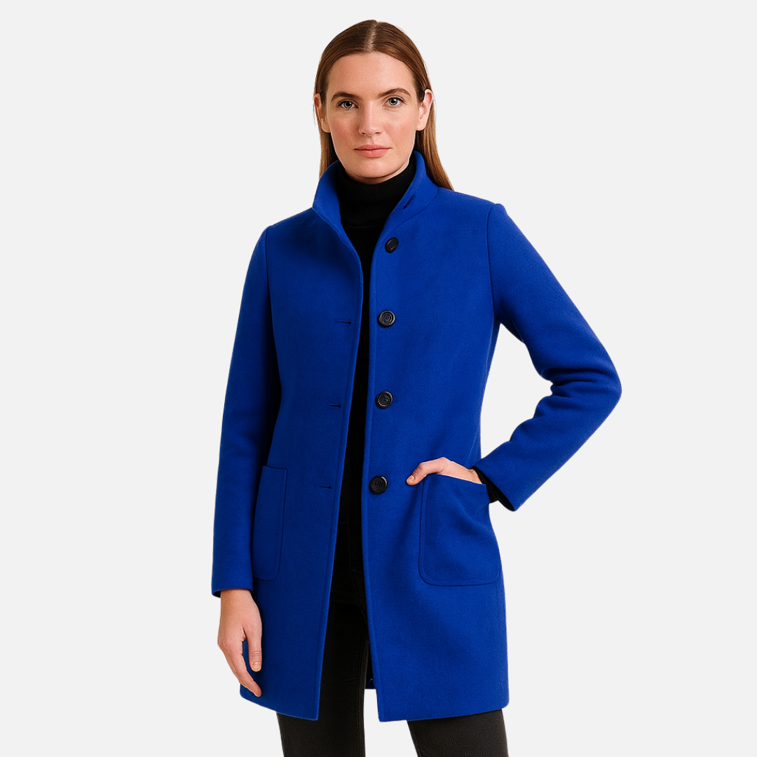 Women’s Wool Blend Coat – Winter Coat