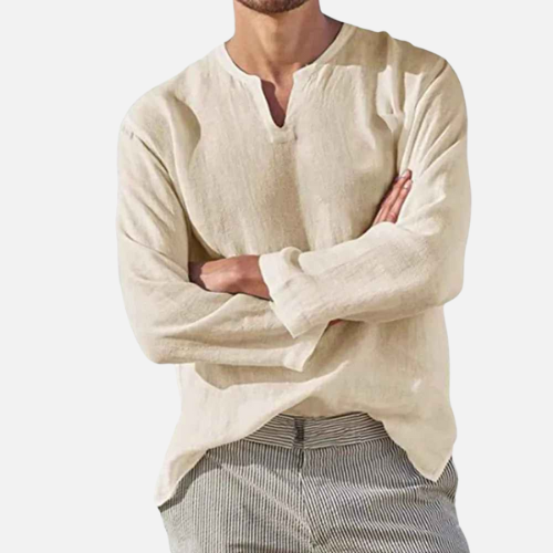 Men’s Linen Shirt Long Sleeve
