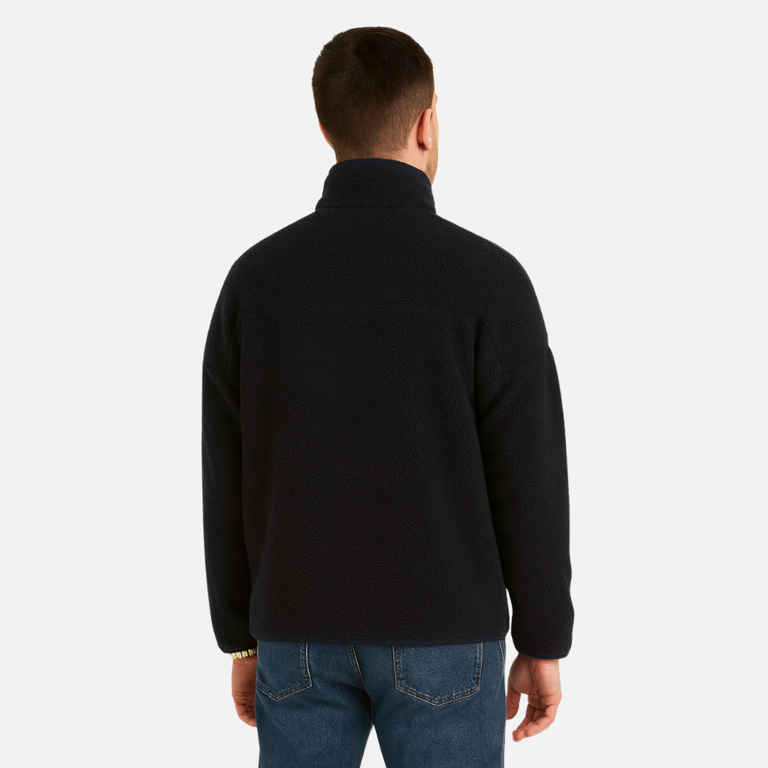 Men’s Fleece Zip Jacket - Warm Outerwear