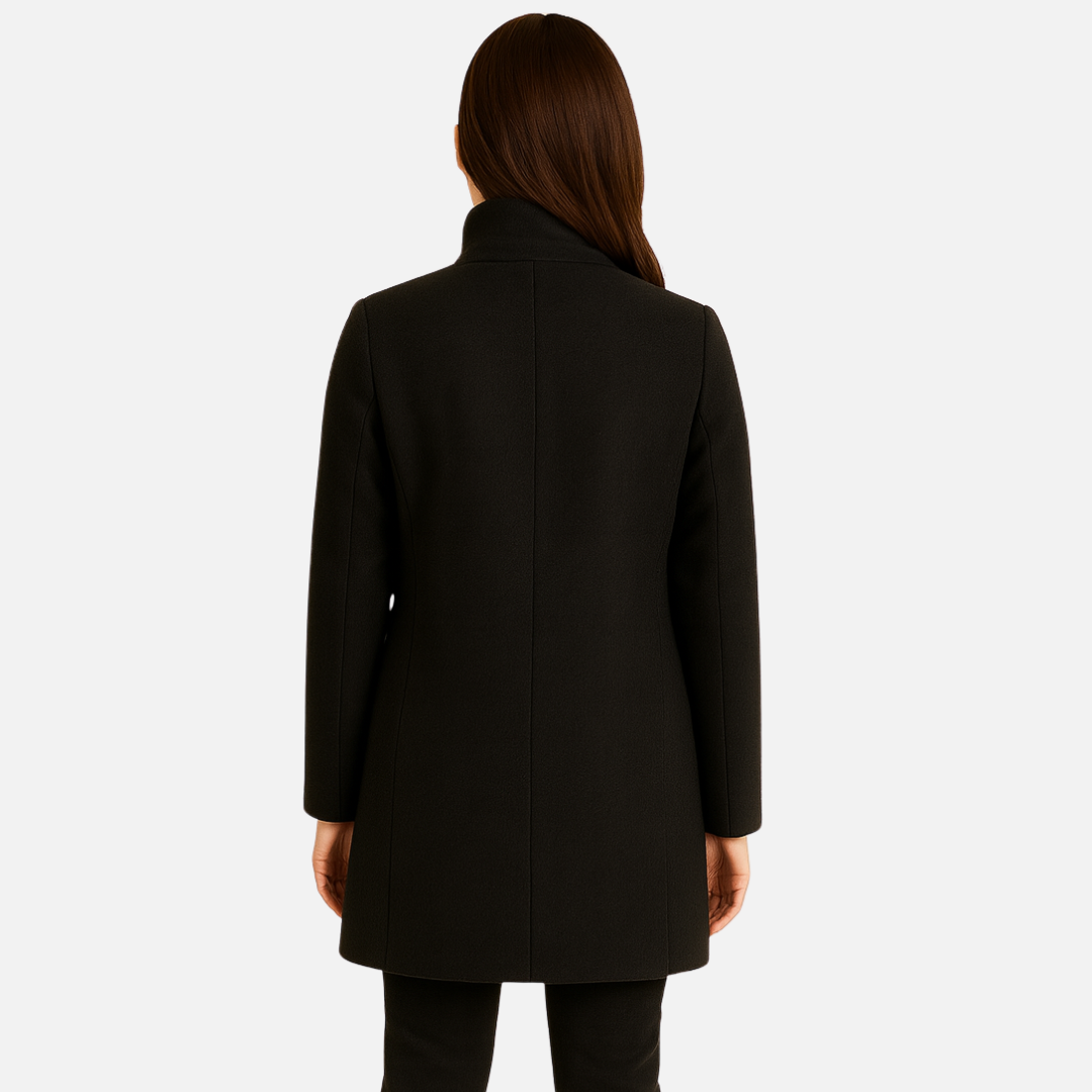 Women’s Wool Blend Coat – Winter Coat