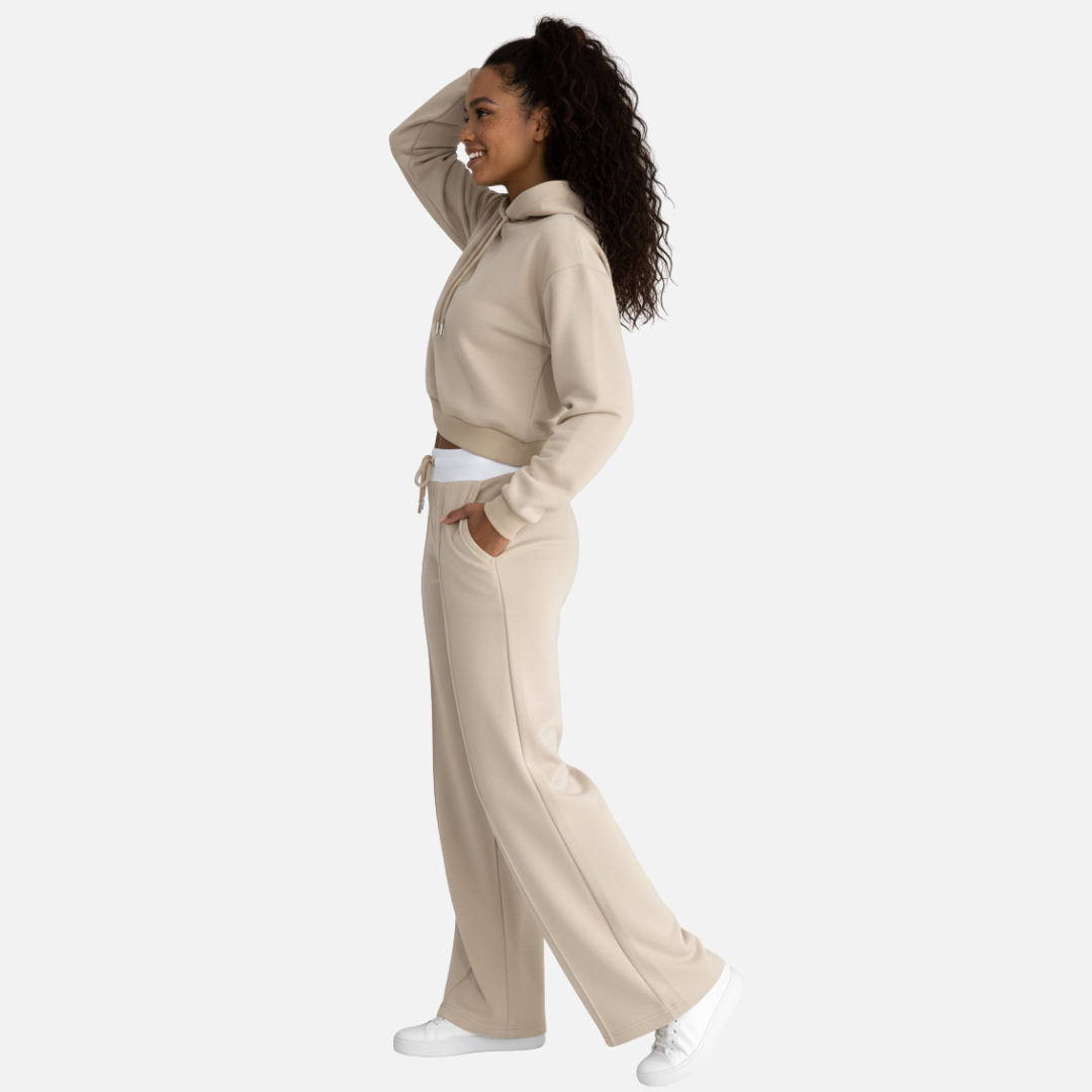 Women’s Two-Piece Lounge Set – Casual Tracksuit