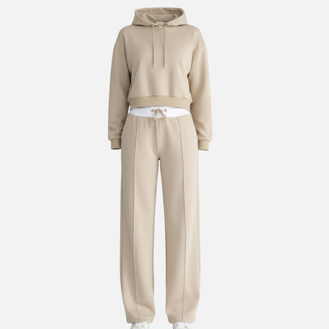 Women’s Two-Piece Lounge Set – Casual Tracksuit