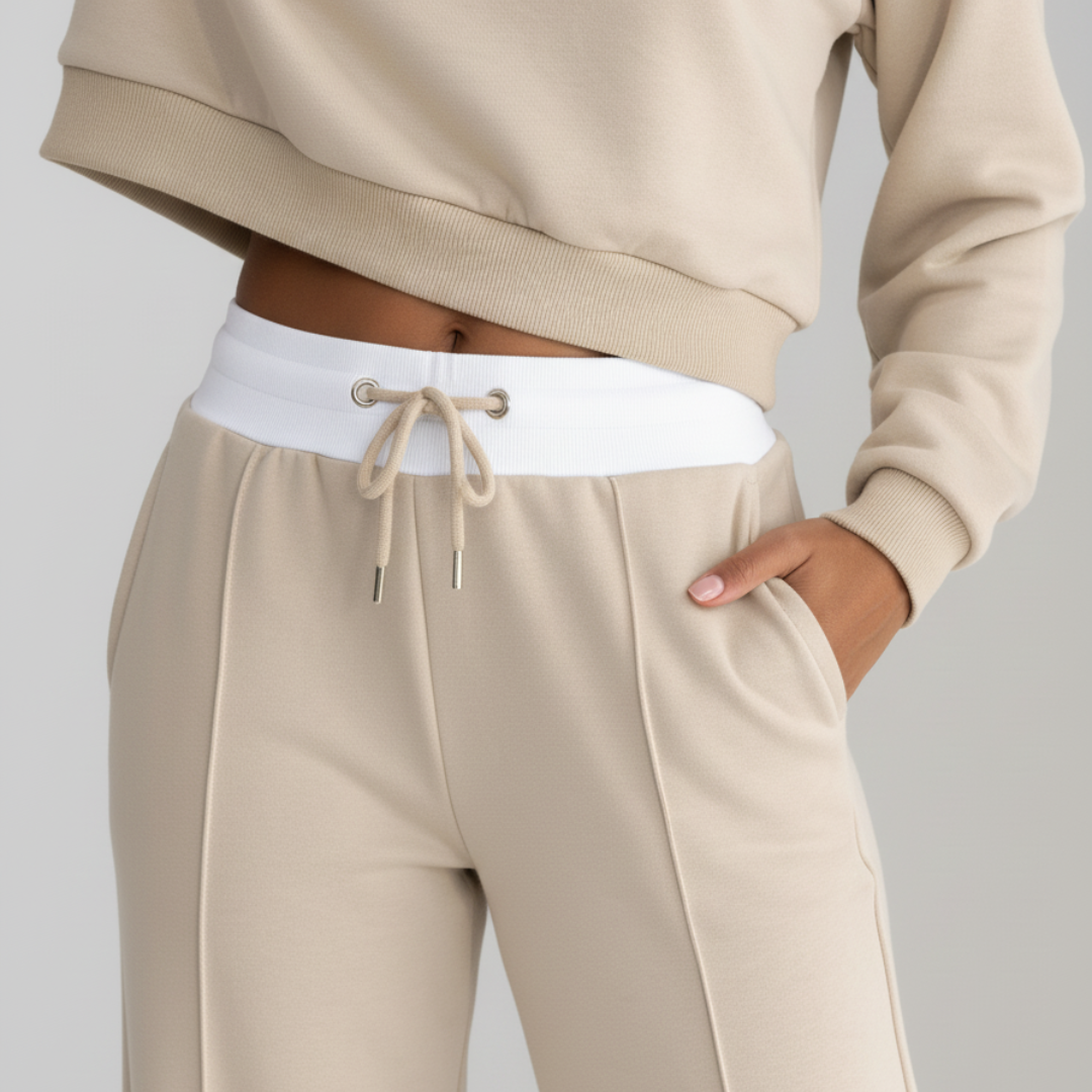 Women’s Two-Piece Lounge Set – Casual Tracksuit