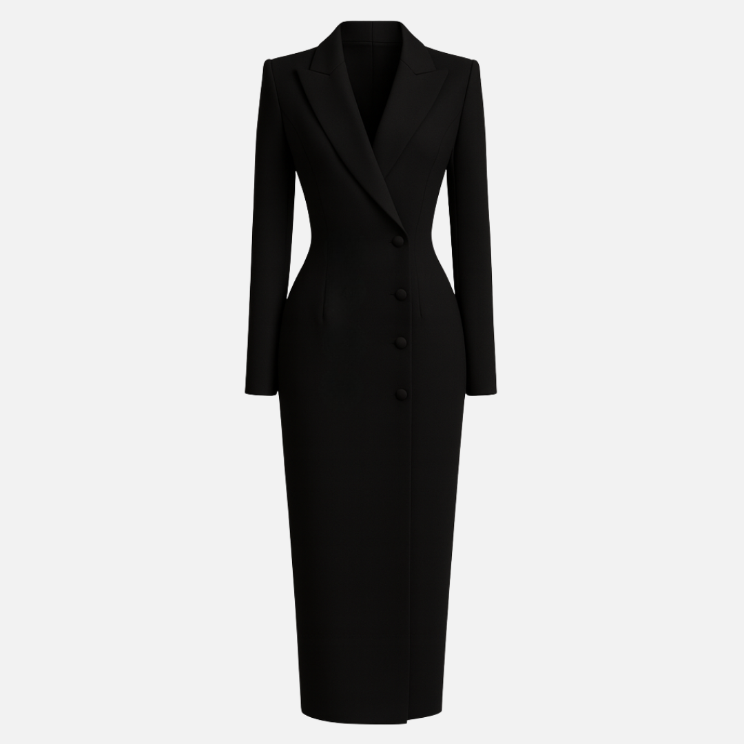 Women's Long Sleeve Suit Dress Blazer