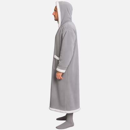 Men’s Oversized Hoodie Blanket – Fleece Wearable Blanket