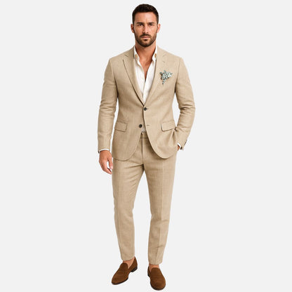 Men’s Smart Linen Suit – Wedding Suit