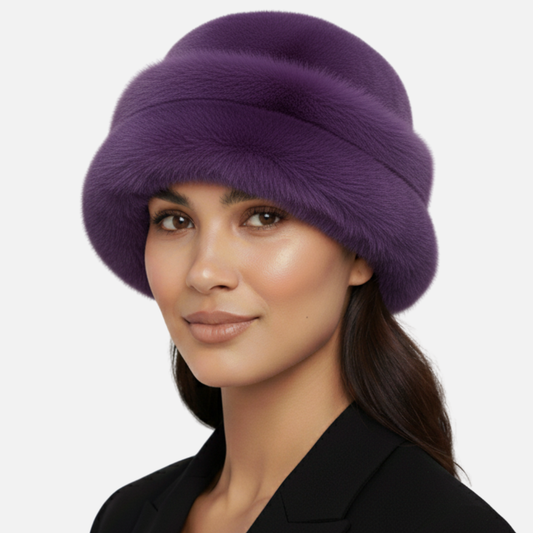 Women’s Fluffy Faux Fur Winter Hat
