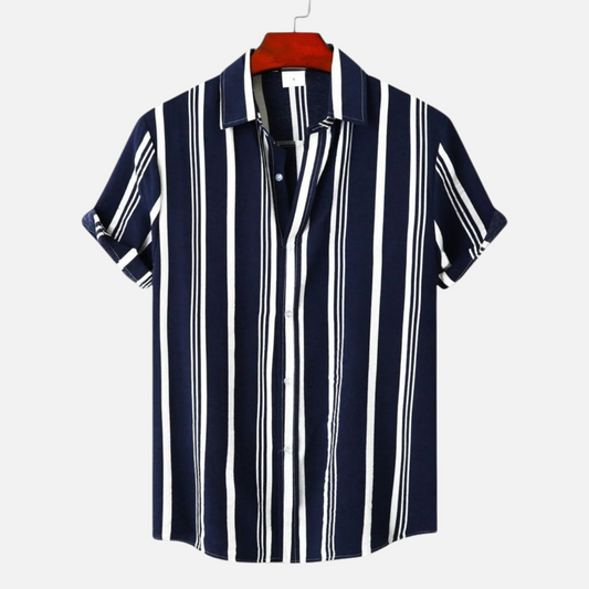 Men’s Old Money Striped Summer Shirt