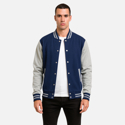 Bomber Jacket for Men – Classic Varsity Baseball Style