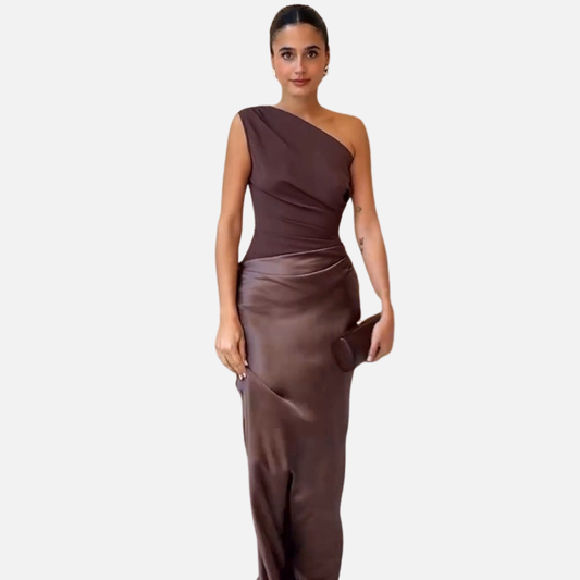 Women’s One Shoulder Gown – Off Shoulder Dress