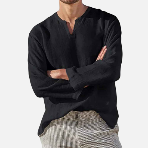 Men’s Linen Shirt Long Sleeve