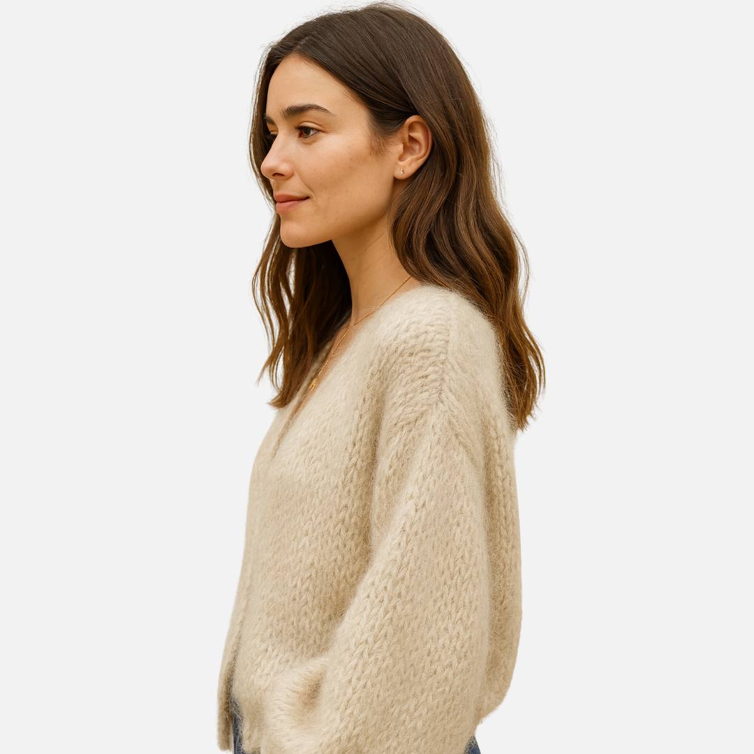 Women’s Fluffy Knit Cardigan