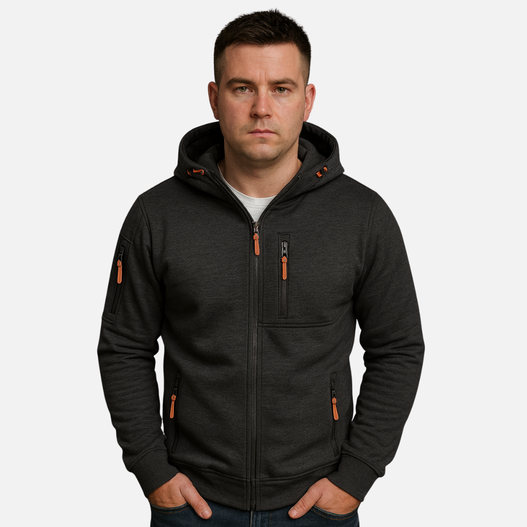 Men’s Zipper Vest with Pockets - Outdoor Cardigan