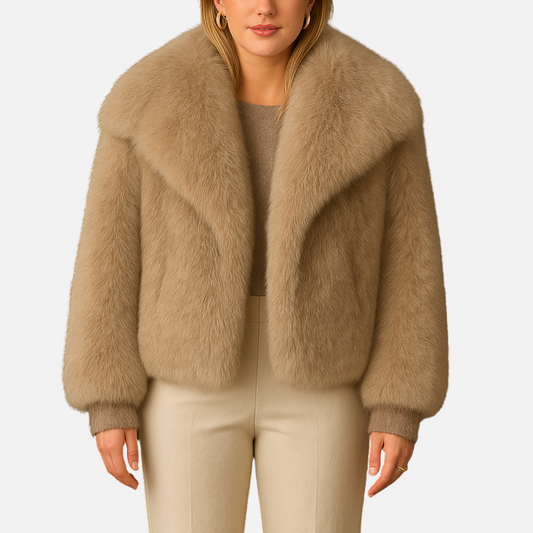 Faux Fur Coat – Luxurious Warm Jacket