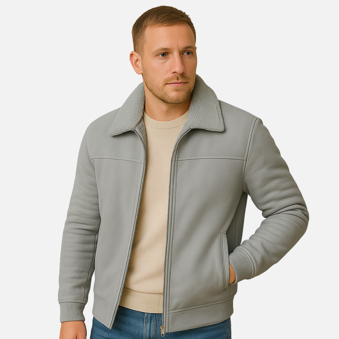 Men’s Winter Jacket with Collar