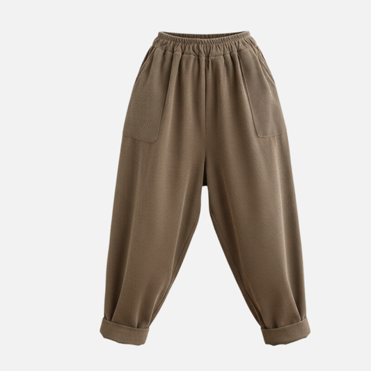 Women’s Corduroy Wide-Leg Pants – Casual Loose Fit Trousers