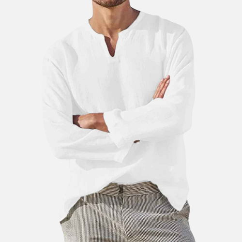 Men’s Linen Shirt Long Sleeve