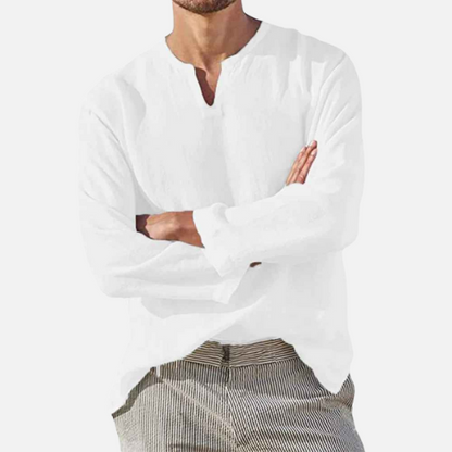 Men’s Linen Shirt Long Sleeve