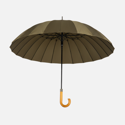 Classic Windproof Umbrella with Wooden Handle