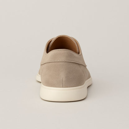 Men’s Luxury Old Money Loafers - Suede Lace-Up Loafers