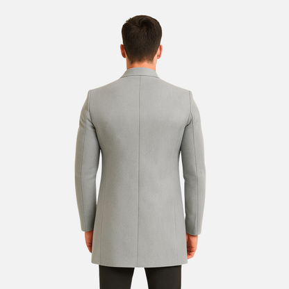 Men’s Slim Fit Wool Blend Coat – Classic & Elegant Tailored Outerwear