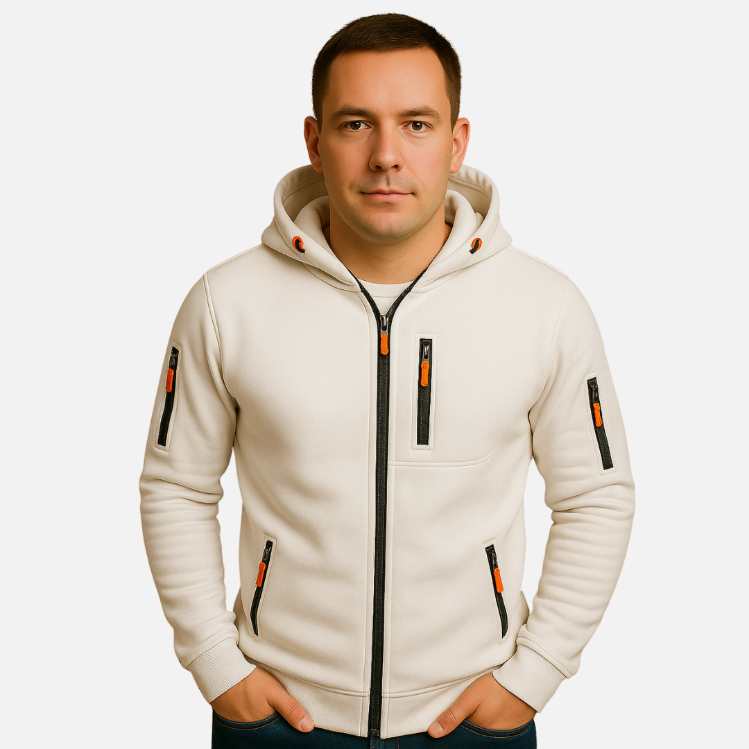 Men’s Zipper Vest with Pockets - Outdoor Cardigan