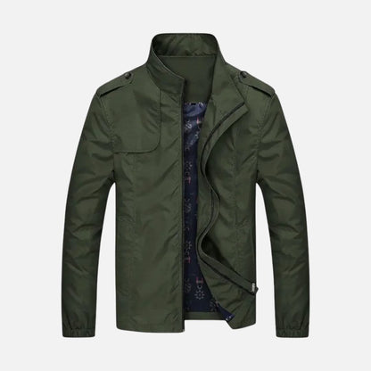 Men's Summer Jacket - Breathable Coat with Collar