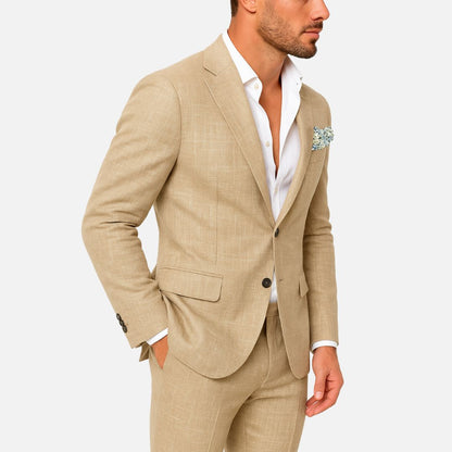 Men’s Smart Linen Suit – Wedding Suit