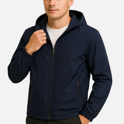 Men’s Lightweight Waterproof Windbreaker Jacket
