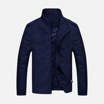 Men's Summer Jacket - Breathable Coat with Collar
