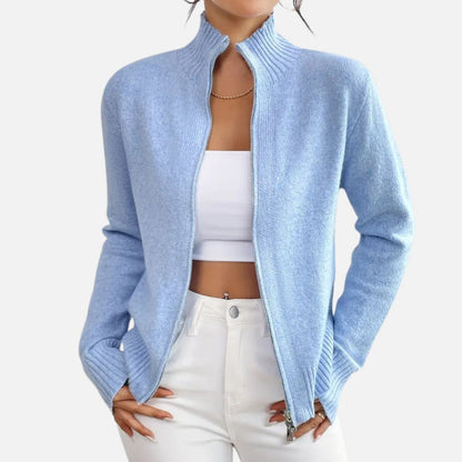 Women’s Elegant Cardigan - Smart Casual Knitted Jacket