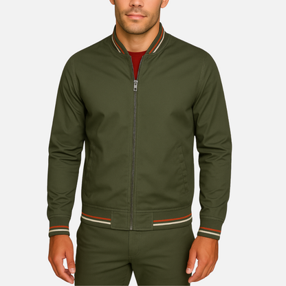 Men's All-Season Bomber Jacket – Lightweight Pilot Jacket