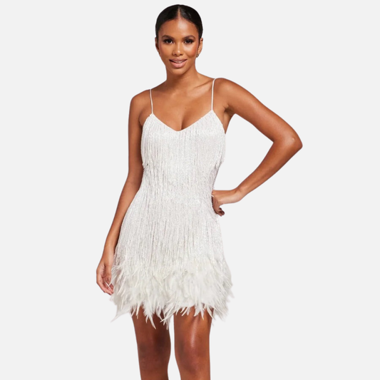Women’s Sequin Cocktail Dress – Elegant Party Mini Dress