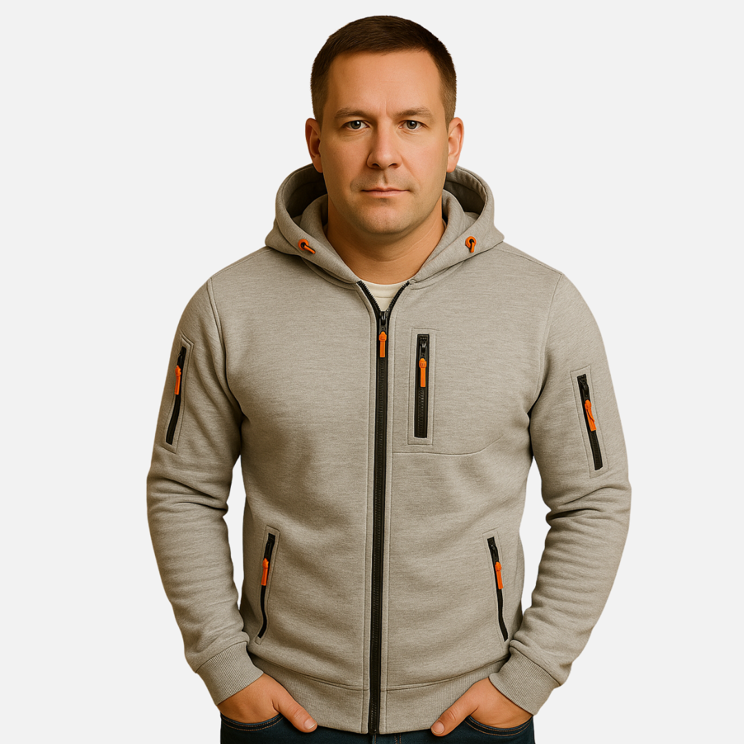 Men’s Zipper Vest with Pockets - Outdoor Cardigan